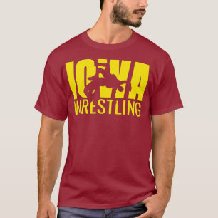 Camiseta Iowa Wrestling Freestyle Wrestler da al estado