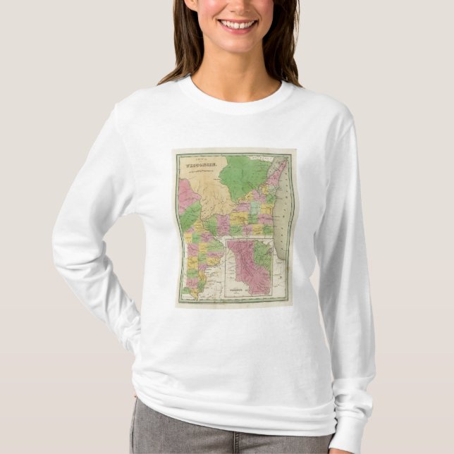 Camiseta Iowa y Wisconsin (Anverso)