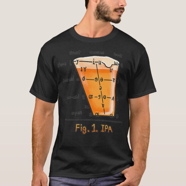 Camiseta IPA Lingüística Funny International Phonetic Alpha (Anverso)