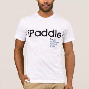 Camiseta iPaddle: Club de la canoa de soporte de Imua