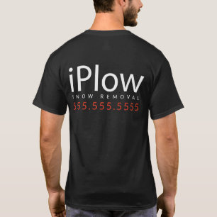 Camiseta iPlow. Aro nieve. Retirada de la nieve Merch