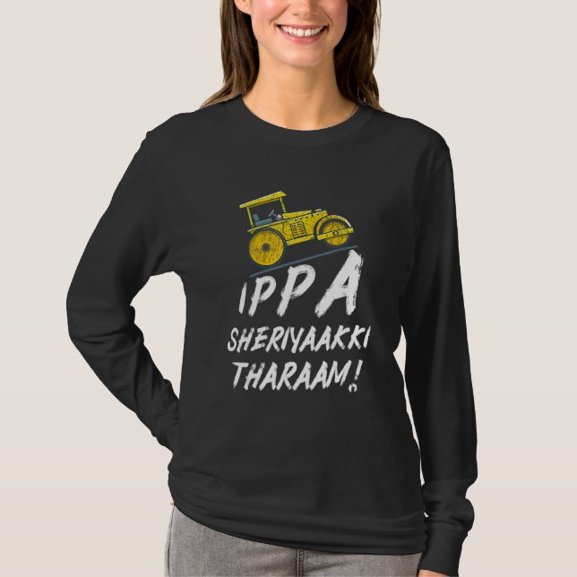 Camiseta Ippa Sheriyaakki Tharaam Kerala Malayalam Funny (Anverso)