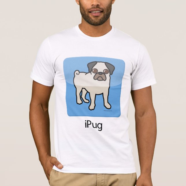 Camiseta iPug - cervatillo (Anverso)
