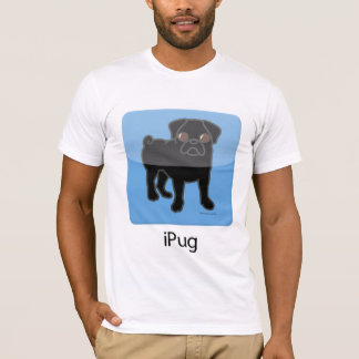 Camiseta iPug - negro