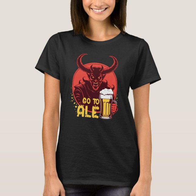 Camiseta Ir A Ale - Beer Satan (Anverso)