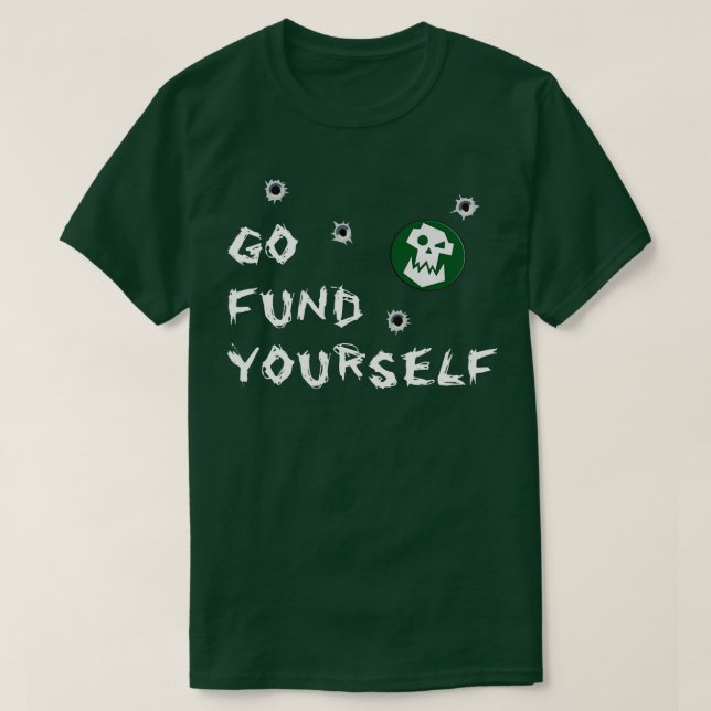Camiseta Ir a financiarse (Diseño del anverso)