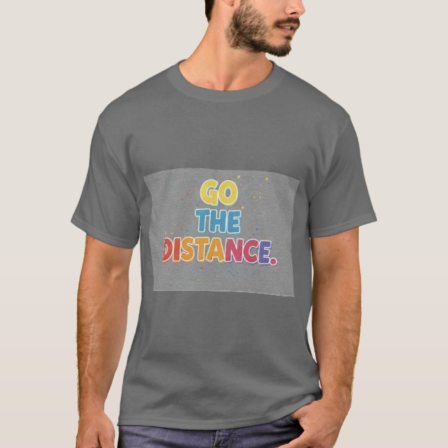 Camiseta Ir a la distancia (Anverso)