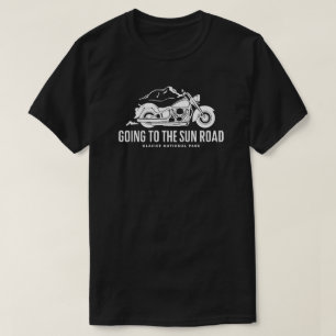 Camiseta Ir A La Motocicleta Sun Road Montana