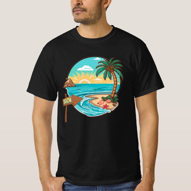 Camiseta Ir a la playa (Anverso)