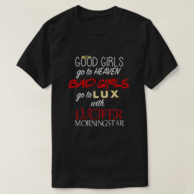 Camiseta Ir a Lux con Lucifer (Diseño del anverso)