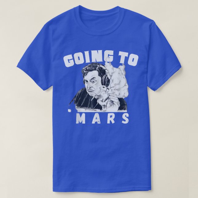 Camiseta Ir a Marte Occupy Marte, Eploración de Elon Mars (Diseño del anverso)