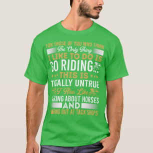 Camiseta Ir a montar a caballo Diablos divertidos