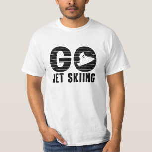 Camiseta Ir a moto acuática moto acuática Retro Jetski Jet 