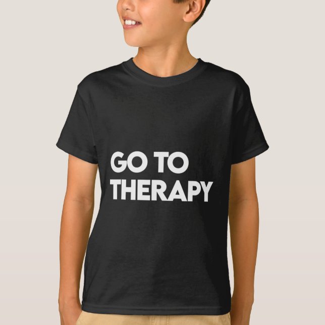 Camiseta Ir A Terapia (Anverso)