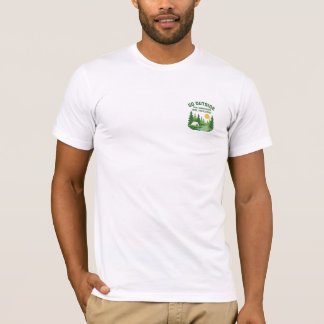 Camiseta Ir afuera Impresión artística de naturaleza de cam