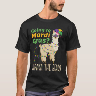 Camiseta Ir al Mardi Gras Alpaca las cuentas