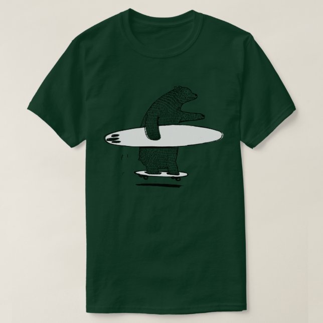 Camiseta Ir al surf (Diseño del anverso)