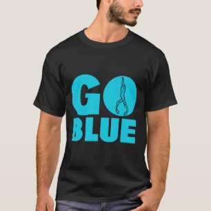 Camiseta Ir azul