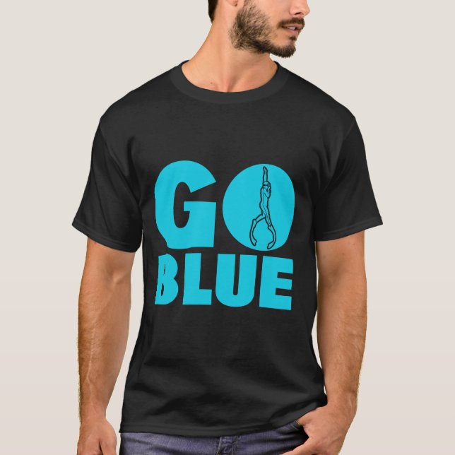 Camiseta Ir azul (Anverso)