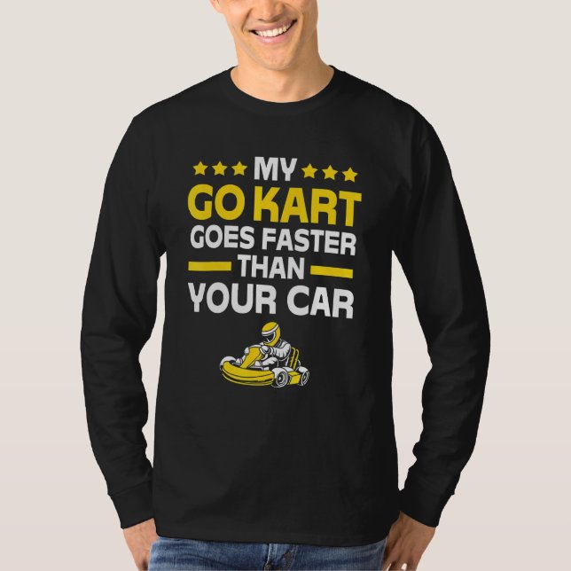 Camiseta Ir Cart Carreras Racer Go Kart (Anverso)