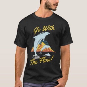 Camiseta Ir Con El Delfín De Flujo