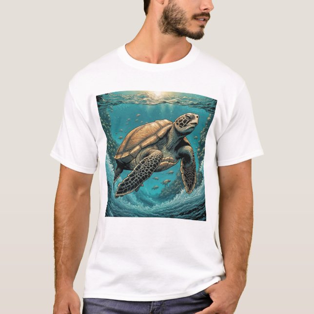 Camiseta Ir Con El Tee De Flujo (Anverso)