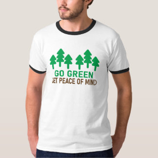 Camiseta Ir Diseño motivacional verde con presupuesto.