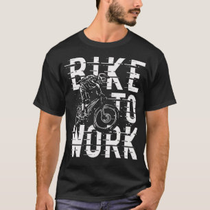 Camiseta Ir en bicicleta al trabajo