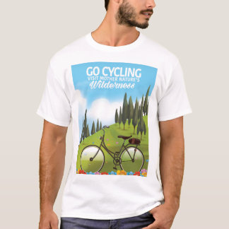 Camiseta Ir en bicicleta "Visita el área silvestre de la Ma