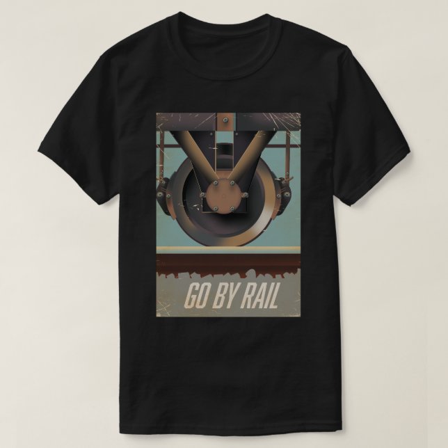 Camiseta Ir en tren (Diseño del anverso)