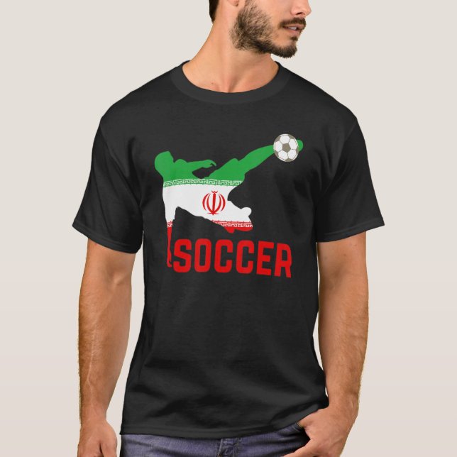 Camiseta Ir Irán: Fútbol nacional de fútbol Ir Irán (Anverso)