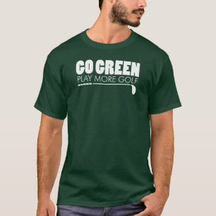 Camiseta Ir Juego Verde Más Golf (OSCURO)