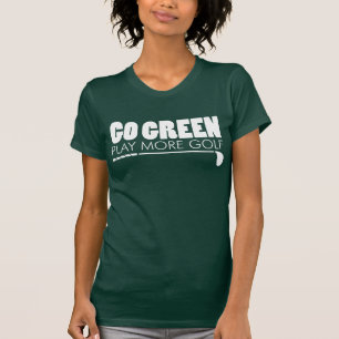 Camiseta Ir Juego Verde Más Golf (OSCURO)