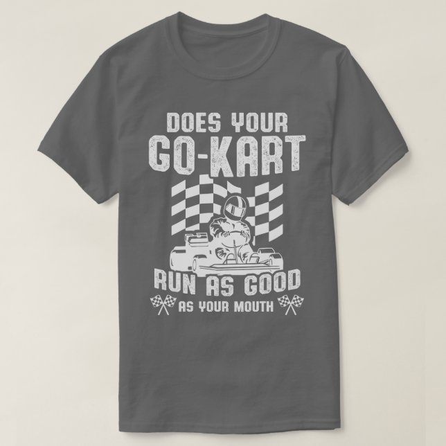 Camiseta Ir Kart Carreras Buena Como Carrera GoCart De Boca (Diseño del anverso)