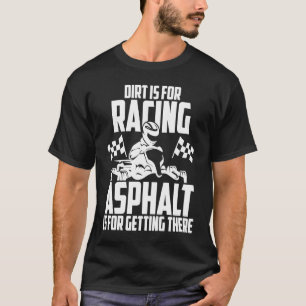 Camiseta Ir Kart Carreras Dirt Asphalt Karting Go Cart Race