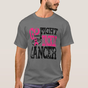 Camiseta Ir Lucha contra el cáncer Cinta rosada pecho fútbo