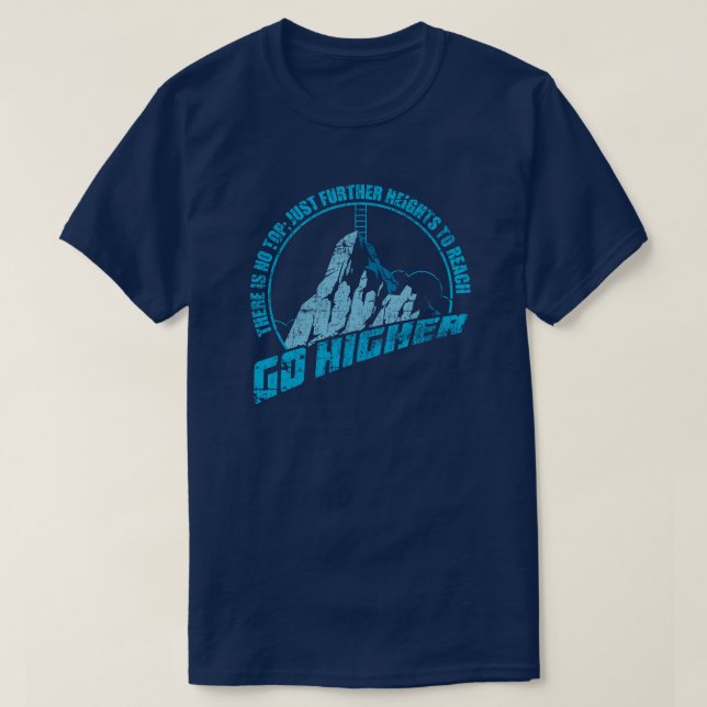 Camiseta Ir Más Alto (Diseño del anverso)