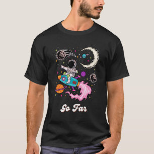Camiseta Ir muy lejos de la Universidad Astronauta de Avent