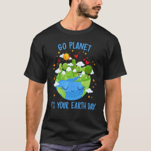 Camiseta Ir Planeta Guardar entorno de árbol Día de la Tier