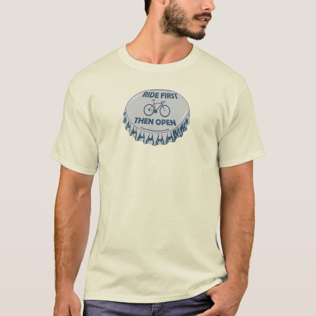 Camiseta Ir primero y luego abrir (Anverso)