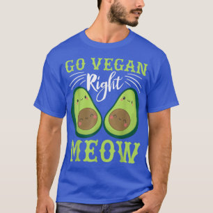 Camiseta Ir Vegan Derecha Meow Diseño De Veganismo Para Veg