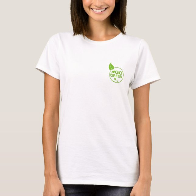 Camiseta Ir verde (Anverso)