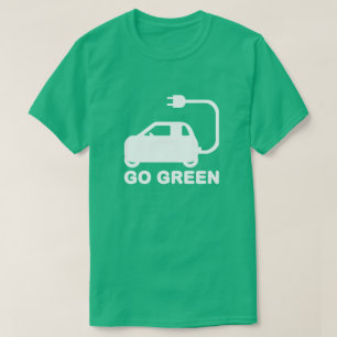 Camiseta Ir Verde ~ Conducir autos eléctricos