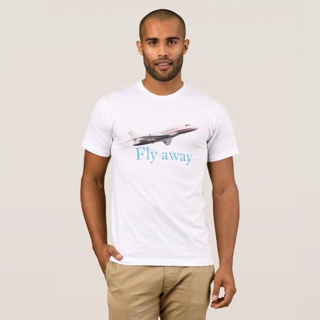 Camiseta Ir volando (Anverso completo)
