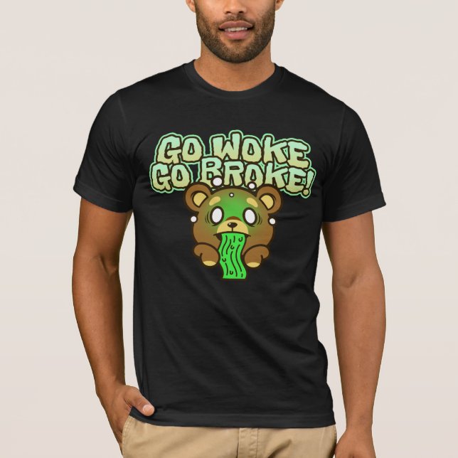 CAMISETA IR WOKE GO BROKE MENTS PATRIOT T-SHIRS (Anverso)