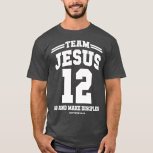Camiseta Ir y hacer los discípulos Equipo Jesús regalo cris