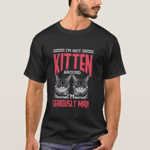 Camiseta Ira de gato me consume Humor Meme