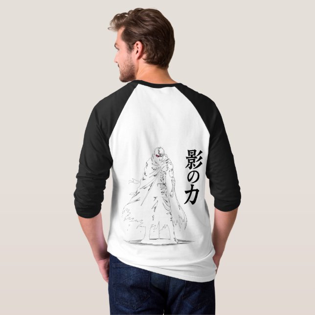 Camiseta Ira de la Sombra: Poder Ninja de Doble Cara (Reverso completo)