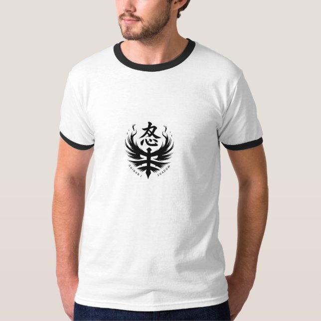 Camiseta Ira de las Sombras: Poder Ninja de Doble Cara (Anverso)