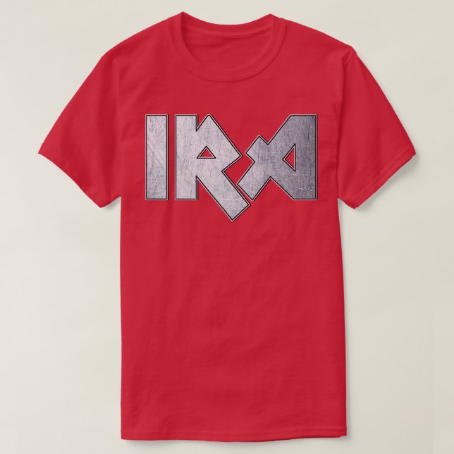 Camiseta Ira metalizado fuerte (Diseño del anverso)